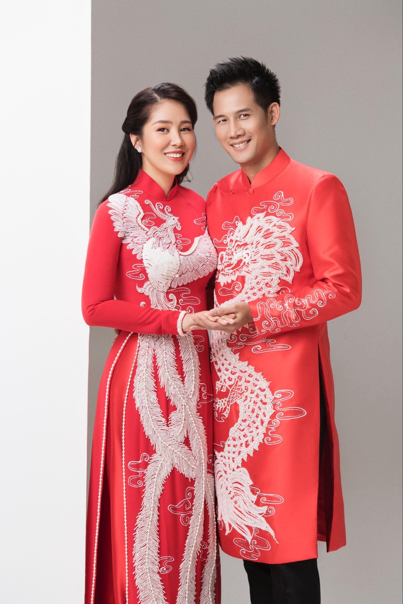 Áo dài cưới Minh Châu 