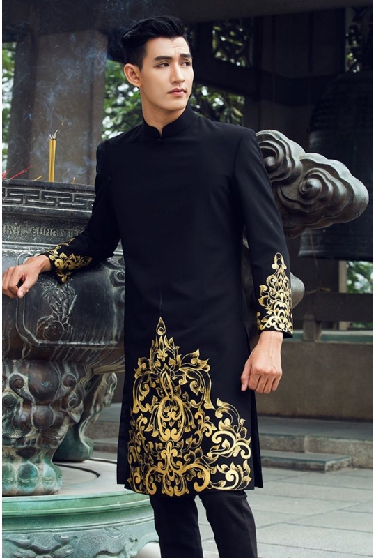 Áo dài nam dự tiệc