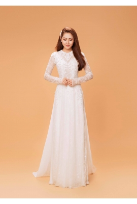 Áo dài cưới Minh Châu 