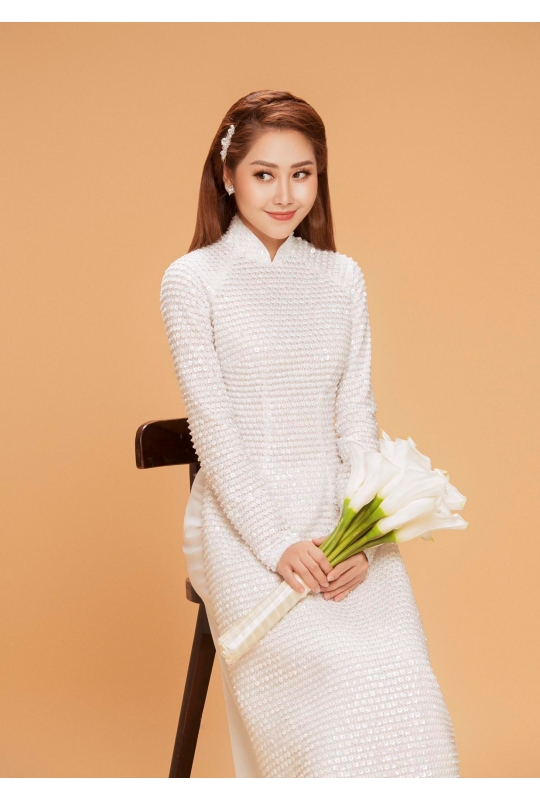Áo dài cưới Minh Châu 