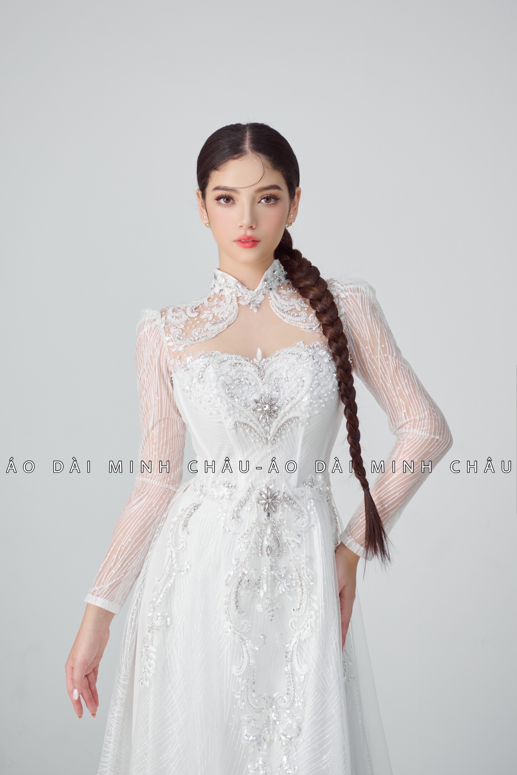 Áo Dài Cưới MINH CHÂU-3596