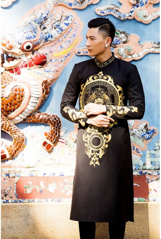 Áo dài nam dự tiệc