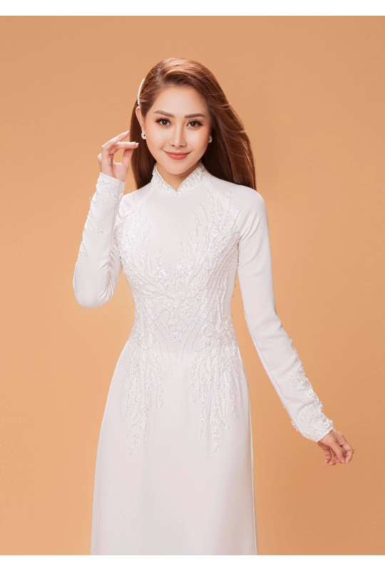 Áo dài cưới Minh Châu 
