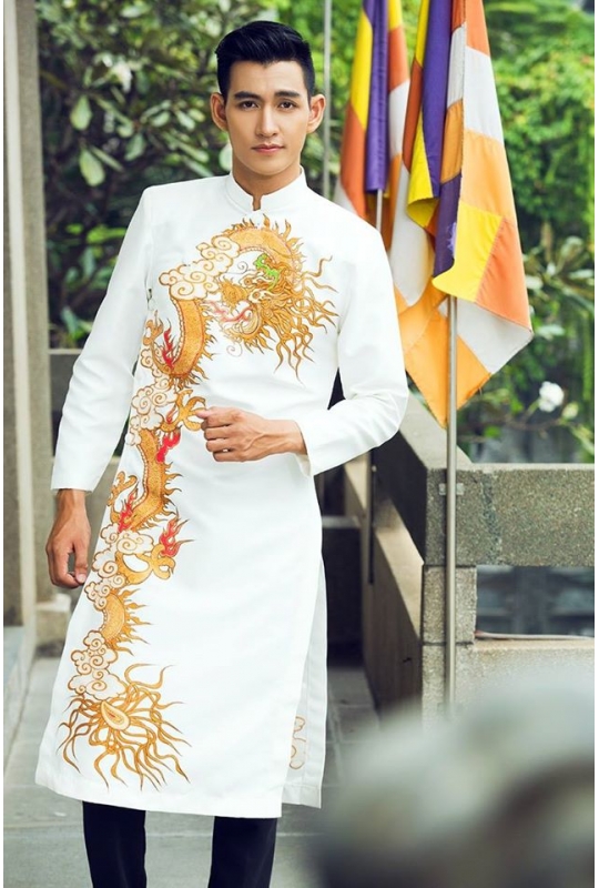 Áo dài nam dự tiệc