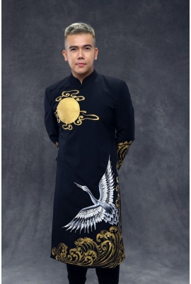 Áo dài nam dự tiệc