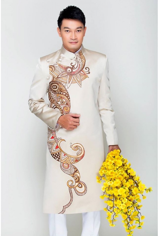 Áo dài nam dự tiệc