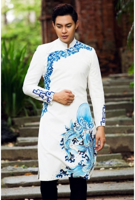 Áo dài nam dự tiệc