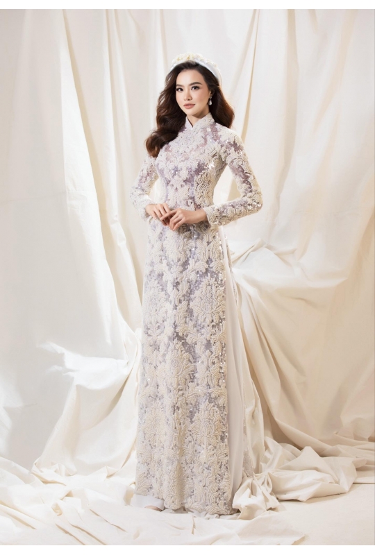 Áo dài cưới Minh Châu 