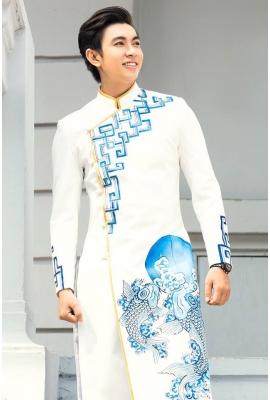 Áo dài nam dự tiệc