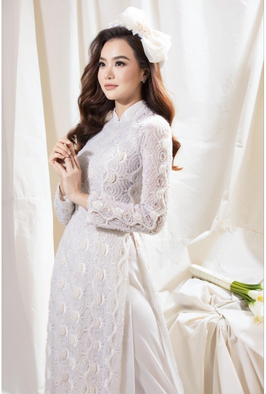Áo dài cưới Minh Châu 