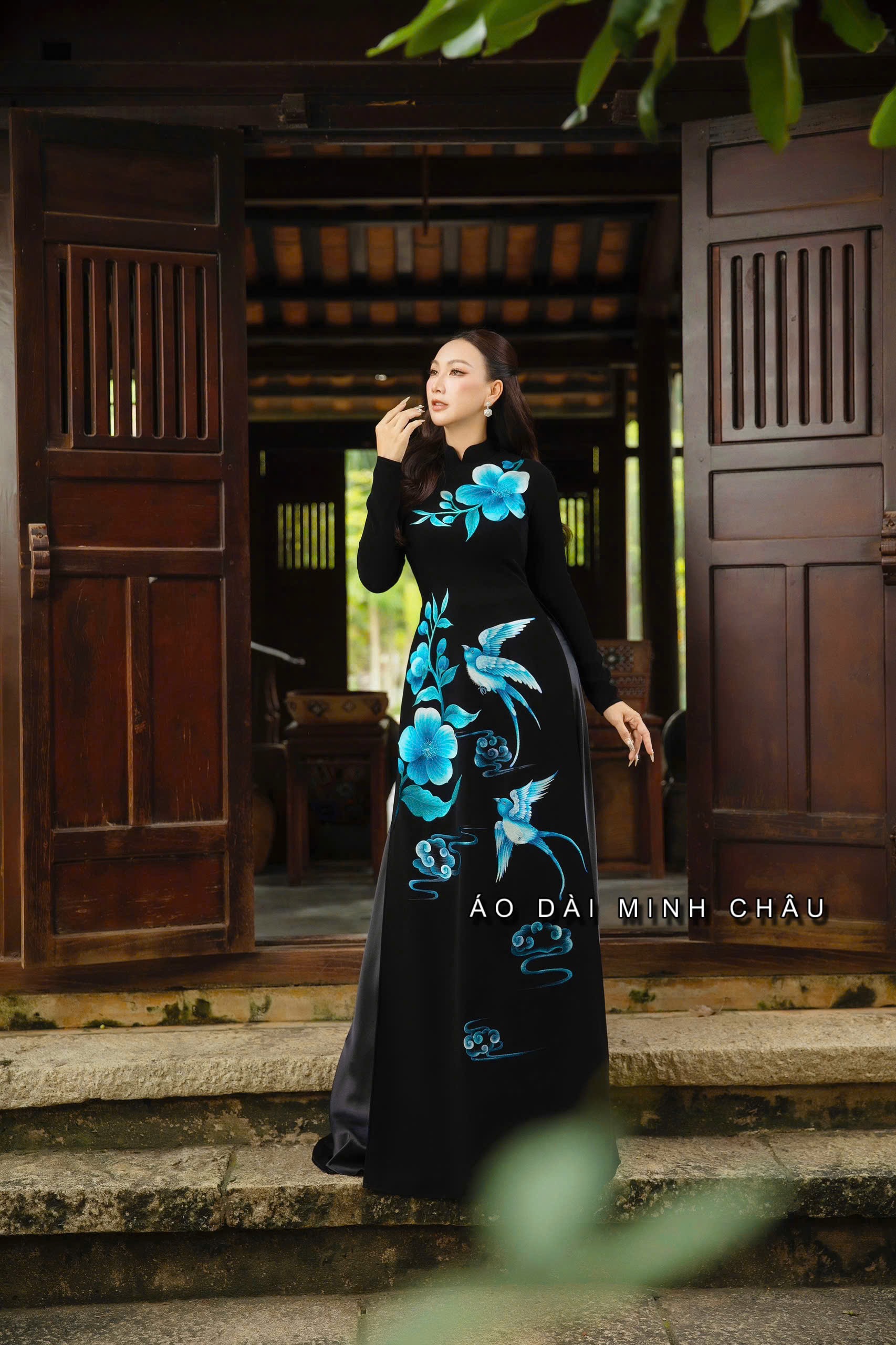 ÁO DÀI THÊU TAY-4417