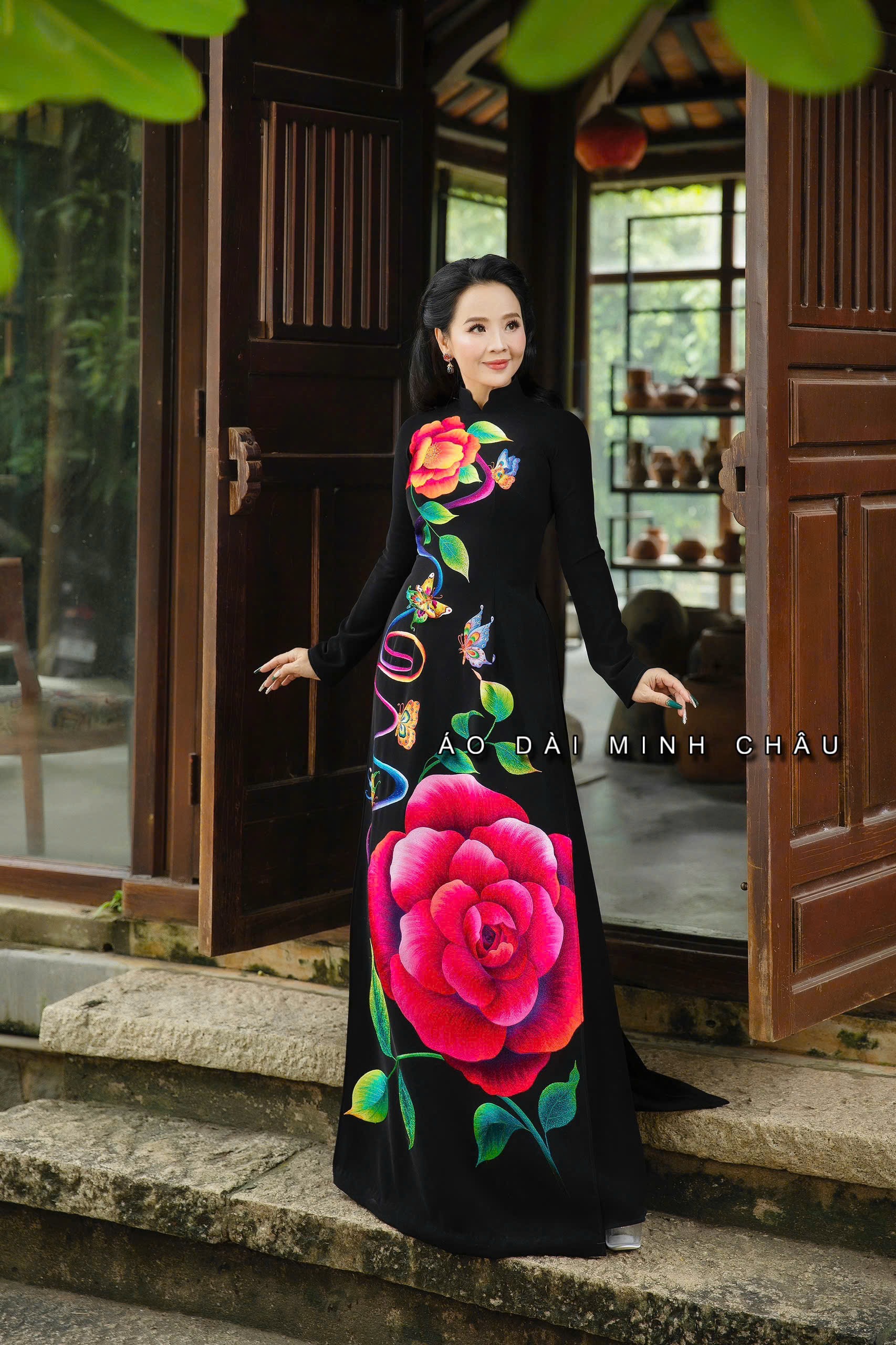 ÁO DÀI THÊU TAY-4418