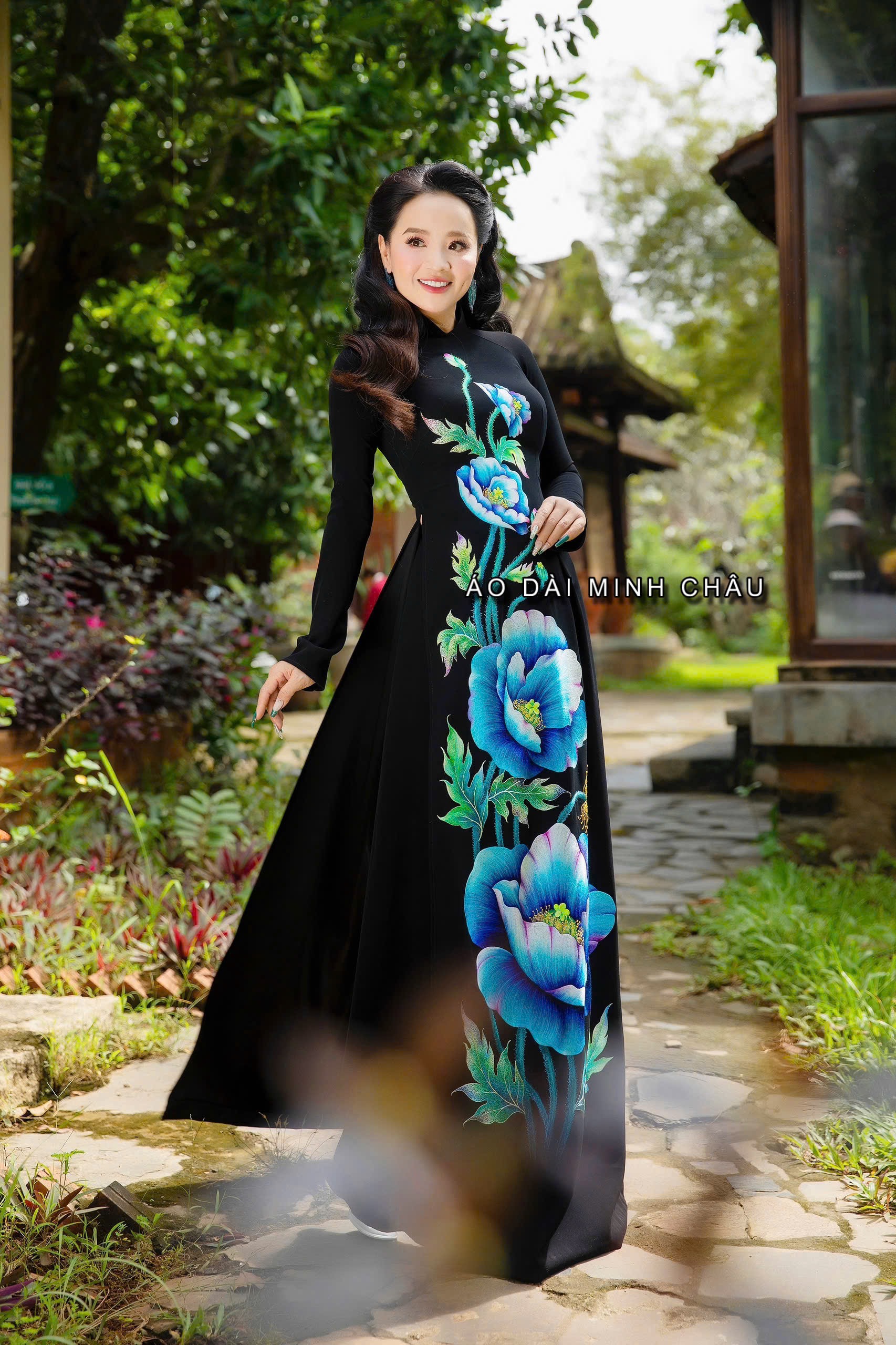 ÁO DÀI THÊU TAY-4420