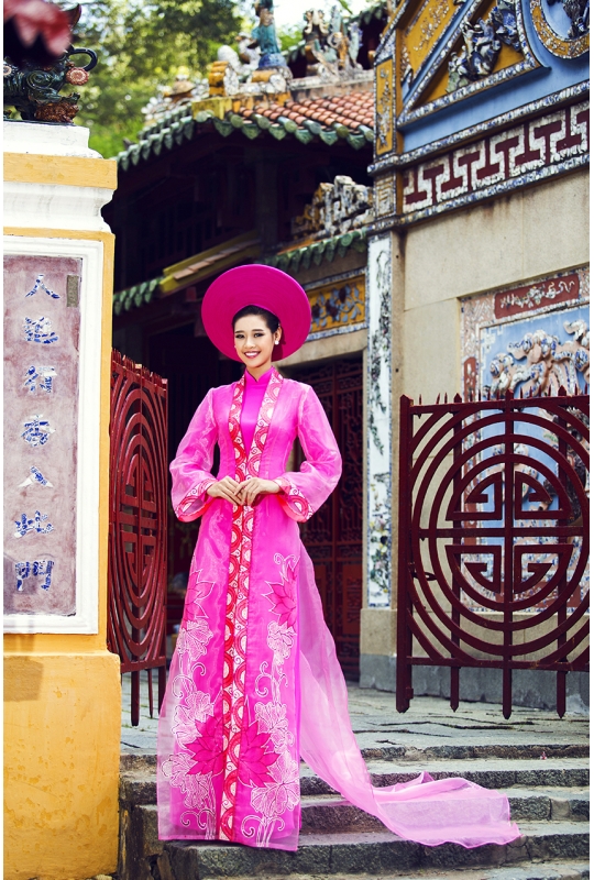 Áo dài cưới Minh Châu 