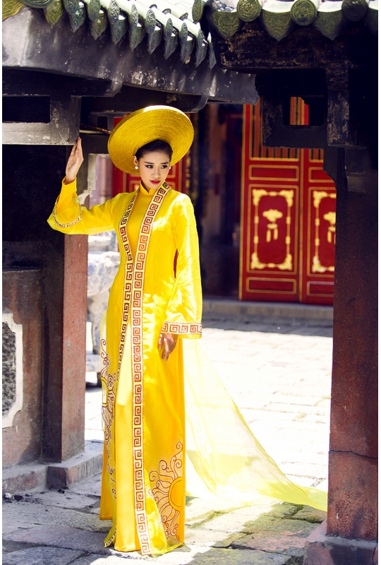 Áo dài cưới Minh Châu 