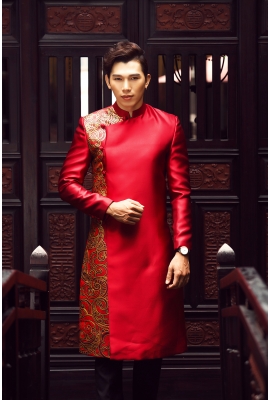 Áo dài nam dự tiệc