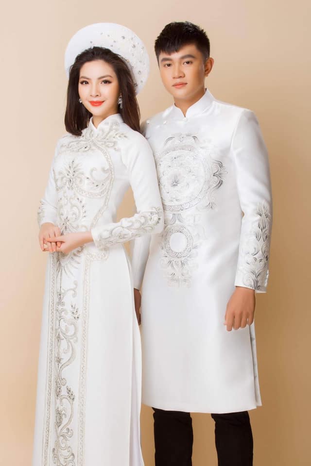 Áo dài cưới Minh Châu -3134